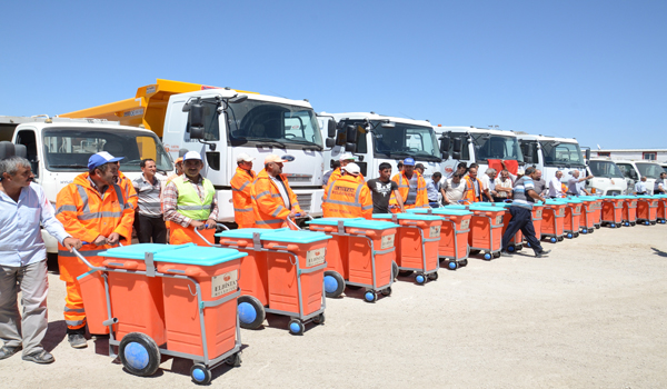 ELBİSTAN BELEDİYESİ TEMİZLİK FİLOSU YENİLENDİ