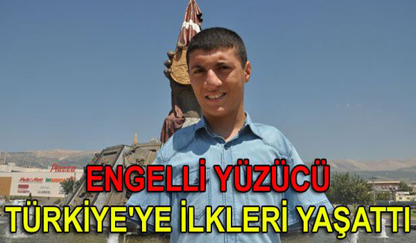 Engelli yüzücü Türkiye'ye ilkleri yaşattı