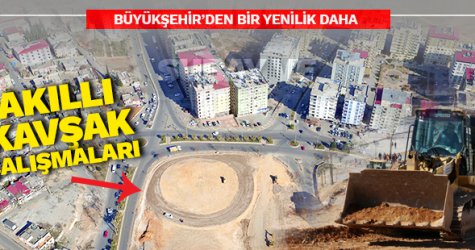 Büyükşehir’den bir akıllı kavşak daha