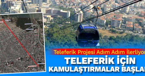 Teleferik için kamulaştırmalar başladı