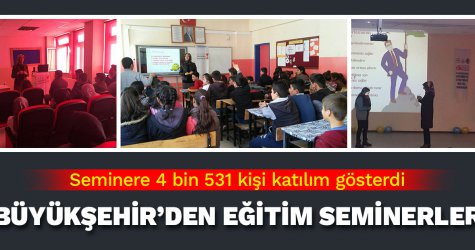 Büyükşehir’den eğitim seminerleri