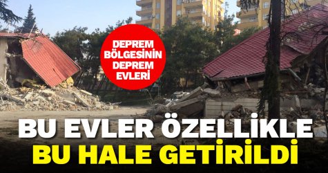 Bu evler özellikle bu hale getirildi!