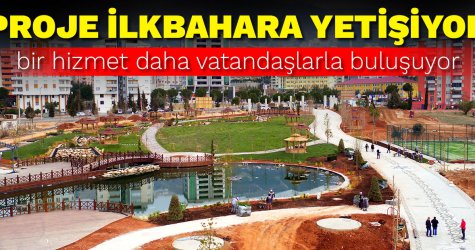 Aliye İzzetbegoviç rekreasyon alanı ilkbahara yetişiyor