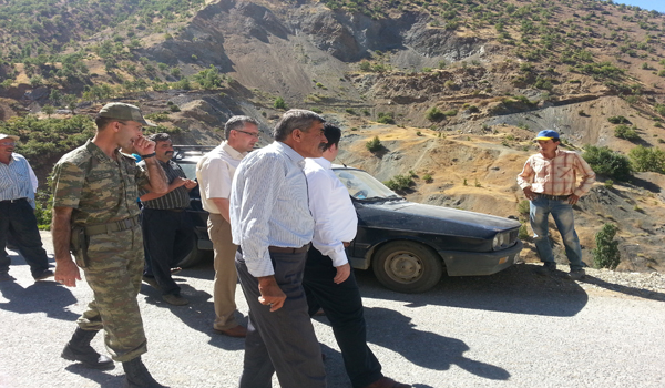 KAYMAKAM GÜL, KÖYLERDE İNCELEMELERDE BULUNDU