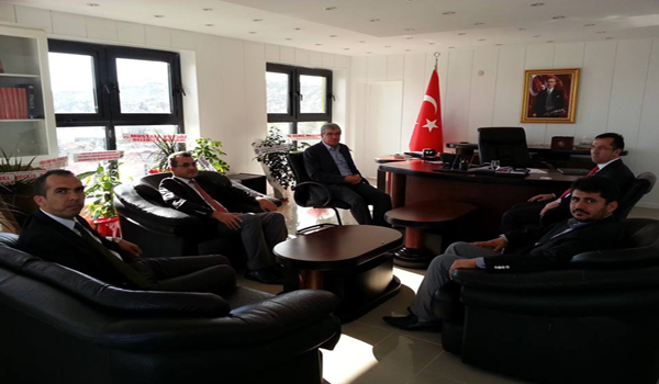 GÜVENÇ VE İLÇE BAŞKANLARINDAN KAYMAKAMLARA ZİYARET
