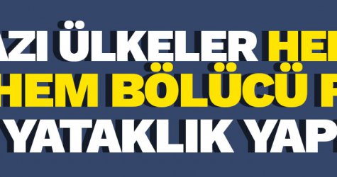 Bazı ülkeler hem FETÖ’ye hem bölücü PKK’ya yataklık yapıyor...