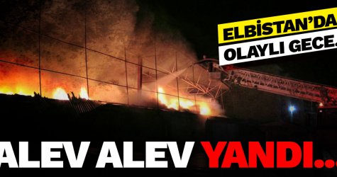 ​Açık pazar yeri alevlere teslim oldu, onlarca tezgah küle döndü!
