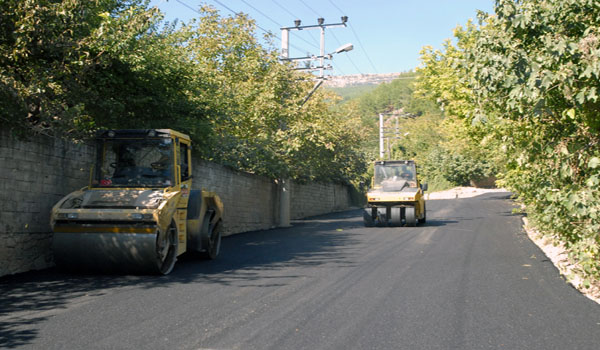 PINARBAŞI CADDESİ DE ASFALTLANDI