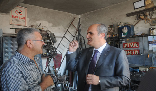 OKAY, HALK ZİYARETLERİNE DEVAM ETTİ