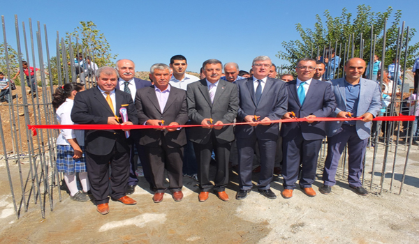 K.MARAŞIN PAZARCIK İLÇESİNDE 40 DERSLİKLİ 4 OKULUN TEMELİ ATILDI