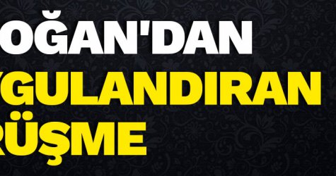 Erdoğan'dan duygulandıran görüşme