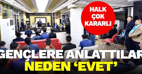 Gençlere ‘Referandum’u anlattılar