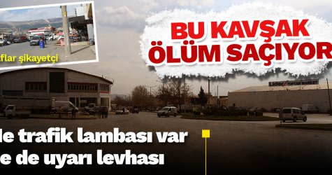 Toptancılar sitesi kavşağı ölüm saçıyor