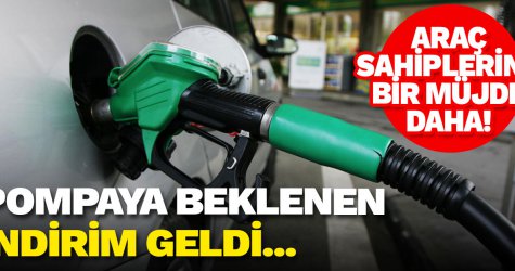 Pompaya beklenen indirim geldi!