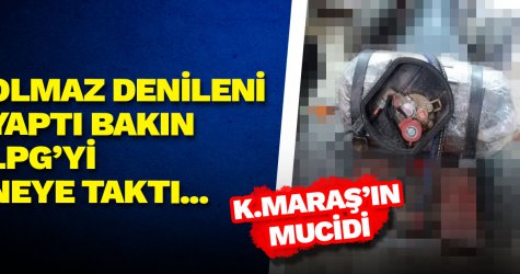 Olmaz denileni yaptı bakın LPG’yi neye taktı...