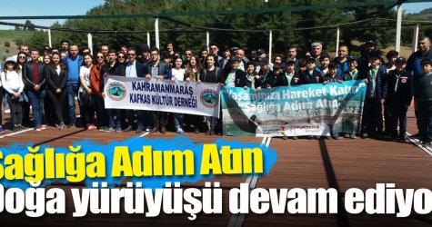 Doğa yürüyüşü devam ediyor