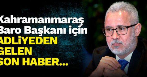 Kahramanmaraş Baro Başkanı Vahit Bağcı adli kontrol kararıyla serbest bırakıldı