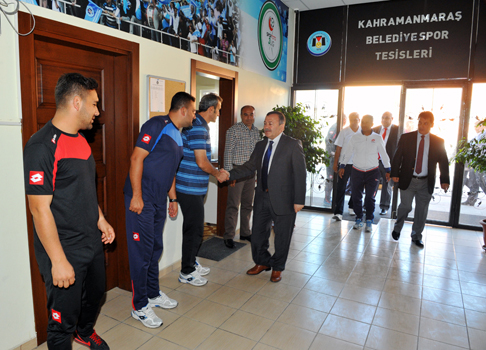 BAŞKANVEKİLİ KABAKCIDAN SPORCULARA ZİYARET