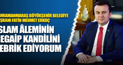 İslam âleminin Regaip Kandilini tebrik ediyorum