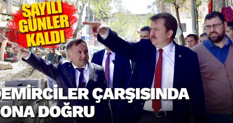 Demirciler çarşısında sona doğru