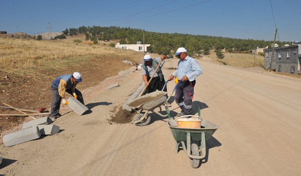 YENİ MEZARLIKTA ÇALIŞMALAR DEVAM EDİYOR