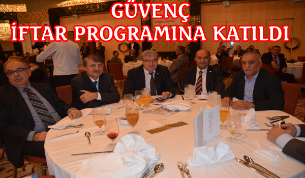 GÜVENÇ İFTAR PROGRAMINA KATILDI