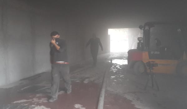 TEKSTİL FABRİKASINDA YANGIN