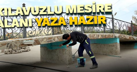 Kılavuzlu mesire alanı yaza hazır