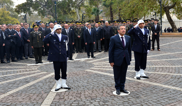 MUSTAFA KEMAL ATATÜRK SAYGIYLA ANILDI