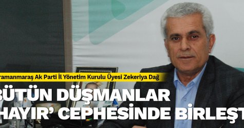 Bütün düşmanlar ‘hayır’ cephesinde birleşti