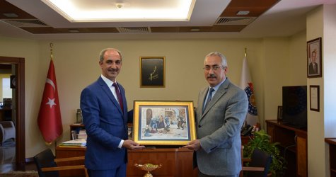 Ahi Evran Üniversitesi Rektörü Karakaya, Üniversitemiz Rektörü Deveci’yi Ziyaret Etti