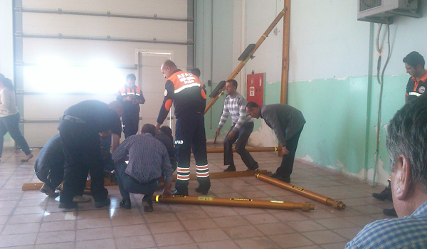 AKMOD ve İTFAİYE EĞİTMENLERİMİZ ARAMA-KURTARMA EĞİTİMİNE KATILDI