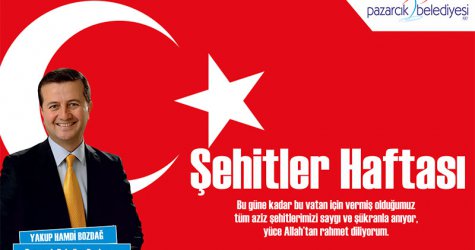 Başkan Bozdağ’dan 14 Nisan Şehitler Haftası mesajı