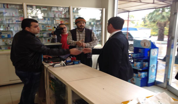 BAŞKAN OKUMUŞ TÜRKOĞLU ESNAFLARINI ZİYARET ETTİ