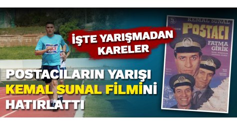 Postacıların yarışı Kemal Sunal filmini hatırlattı! İşte yarışmadan kareler