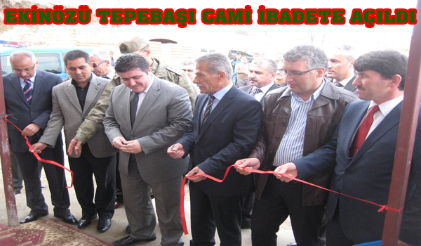EKİNÖZÜ TEPEBAŞI CAMİ İBADETE AÇILDI