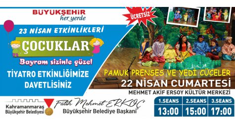 Büyükşehir’den çocuklara pamuk prenses