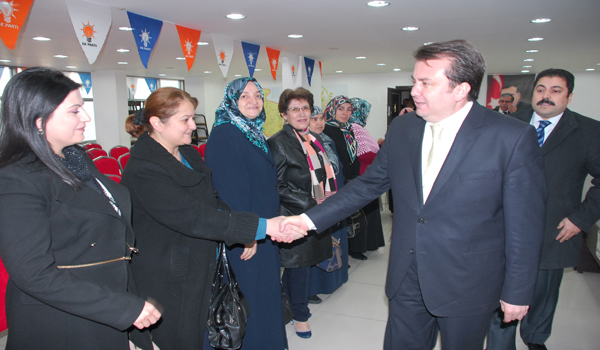 ERKOÇ TAN TEŞKİLATLARA ZİYARET