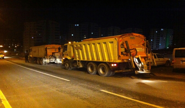 FEN İŞLERİ KARLA MÜCADELEYE HAZIR