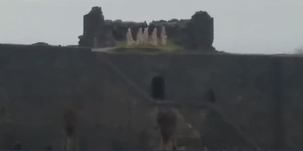 'Diyarbakır surlarına indi' iddialarının sırrı ortaya çıktı!