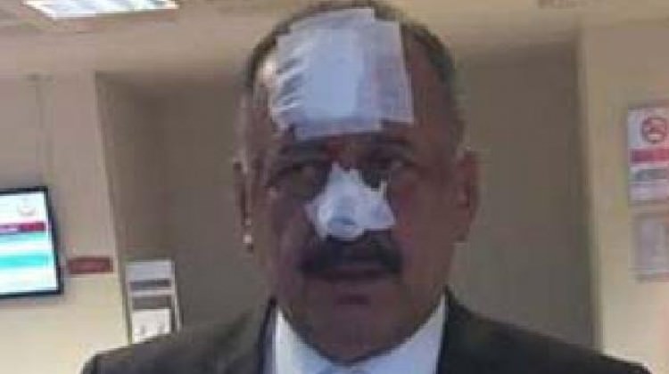 Kaymakamlık köpeği muhtarı bu hale getirdi!