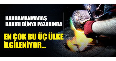 Kahramanmaraş bakırı dünya pazarında