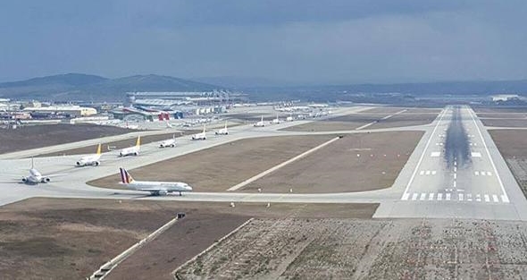 İstanbul hava sahasında hareketli dakikalar!