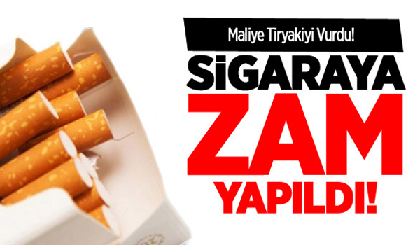 SİGARA ZAMLARI BELLİ OLDU