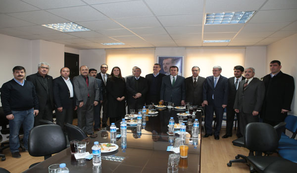 GÜVENÇ'TEN ERKOÇ'A TEBRİK ZİYARETİ