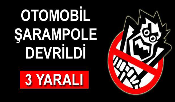 Göksun'da trafik kazası: 3 yaralı