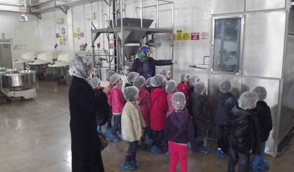 MİNİK ÖĞRENCİLERDEN HALK EKMEK FABRİKASINA ZİYARET