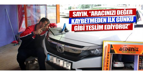Sayın, “Aracınızı değer kaybetmeden ilk günkü gibi teslim ediyoruz”
