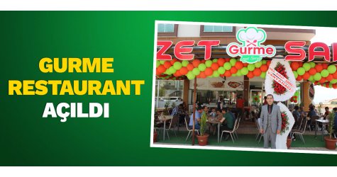 Gurme restaurant açıldı