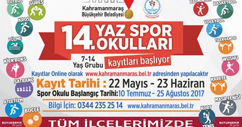 Büyükşehir’den 11 ilçeye yaz spor okulu
